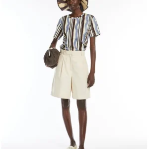 WEEKEND max mara Bermuda in tela di lino ecosostenibile ECUBA