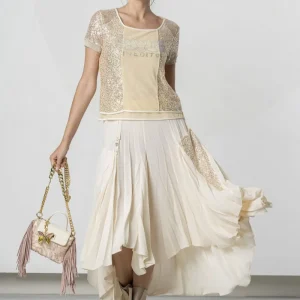 Elisa Cavaletti Gonna midi plisse asimmetrica EJP263019900