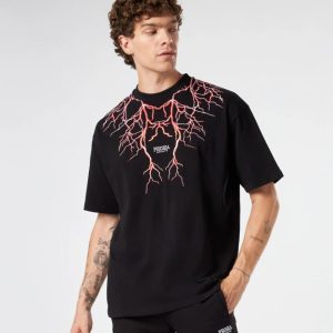 Red Embroidery Lightning
T-Shirt