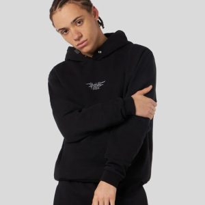 Black Hoodie
Embroidered Gotic Logo