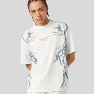 White T-Shirt
Lateral Grey 
Lightning