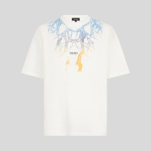 White T-Shirt
Bicolor Lightning