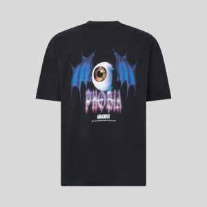 Black T-Shirt 
Purple ” BUT EYE “