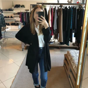 Cardigan lungo in viscosa