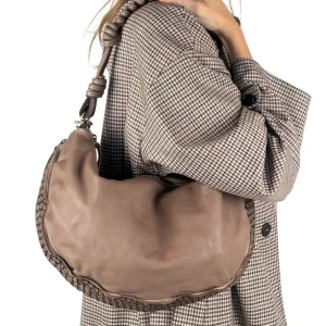 Borsa in pelle lavata LUNA