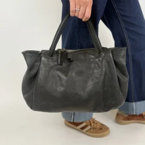 Borsa bauletto con tracolla regolabile in pelle MEGAN