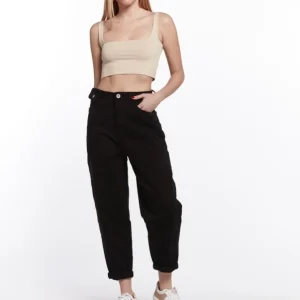 Pantaloni Baggy in tela jeans