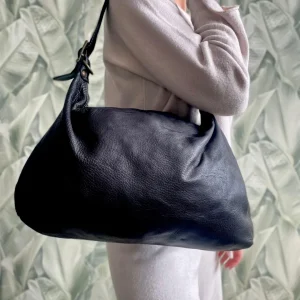 Borsa in vera pelle lavata CHARLOTTE