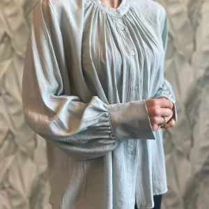 Camicia coreana in mistoviscosa ELLY