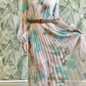 Abito midi plissé ADA