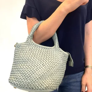 Borsa in pelle intrecciata GIADINA