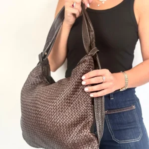 Borsa zaino intrecciata MARTI NEW