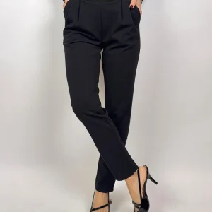 Pantalone con cintura di strass