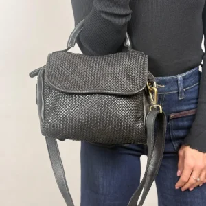 Borsa in pelle intrecciata BRIGITTE