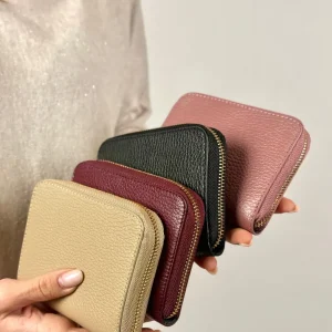 Portafoglio in pelle martellata KATE mini