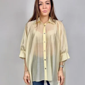 Camicia tessuto sostenibile TENCEL over