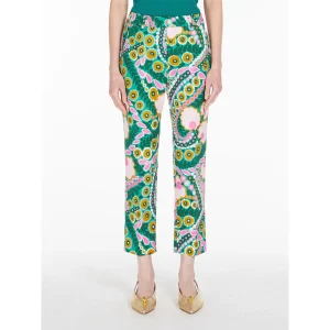 WEEKEND max mara Pantaloni stretch stampato DOMINO