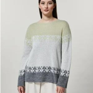 Persona by Marina Rinaldi maglia in misto lana ARANCIA