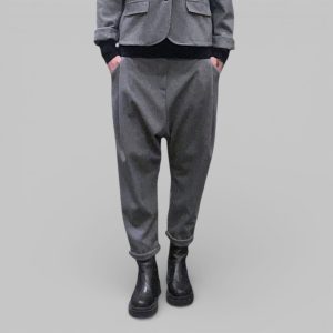 Pantalone donna cavallo basso pied de poule