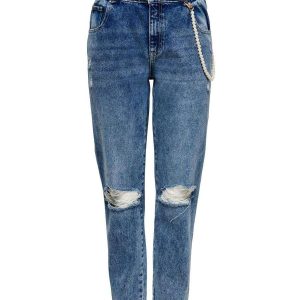 Jeans Denim con catena