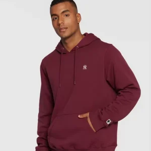 47 Brand Felpa Base Runner Da Uomo Bordeaux Regular