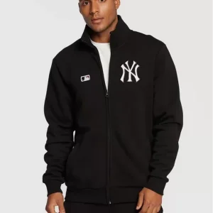 47 Brand Felpa a Giacca Core 47 Islington  Nero Regular Fit