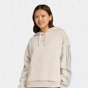 Adidas Sportswear Essentials 3-Stripes Fleece Women’s Hoodie