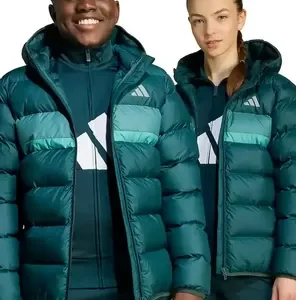 ADIDAS CORE Giubbino Adidas SD con Cappuccio Verde Ragazzi