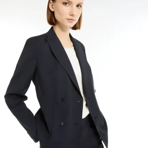 WEEKEND max mara blazer sartoriale in tela di lana NERVOSO