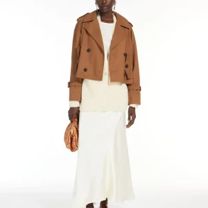 WEEKEND max mara Gonna in raso fluida ecosostenibile AIA