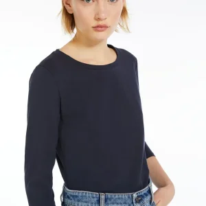 WEEKEND max mara t-shirt jersey con stampa ecosostenibile MULTIA