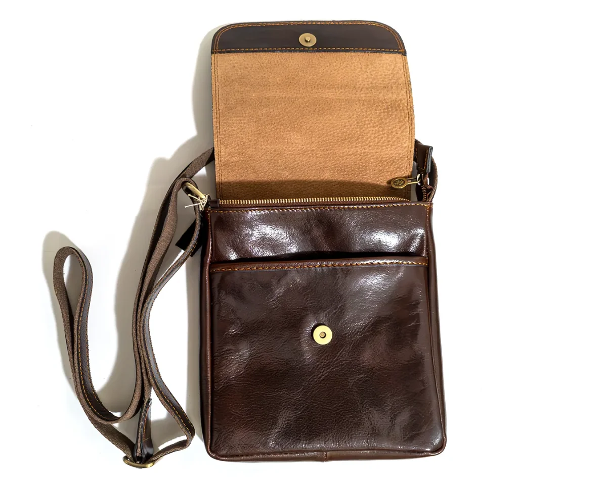 Borsa tracolla Uomo Pelle – borsello uomo - immagine 5