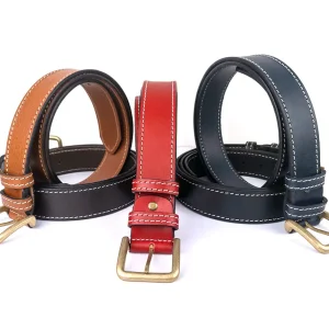 Cinture di cuoio colorate – resistenti da 4 cm