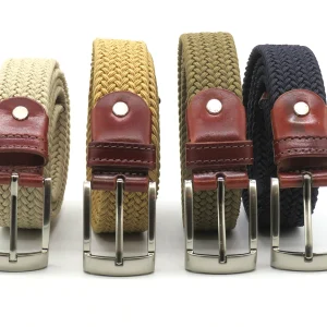 Cintura Elastica Uomo Intrecciata