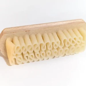 Spazzola in gomma caucciu per pulire pelle scamosciata