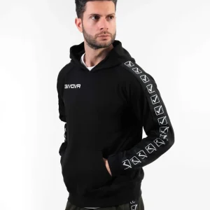 FELPA CON CAPPUCCIO TERRY BAND Unisex