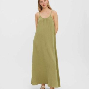 Abito lungo smanicato