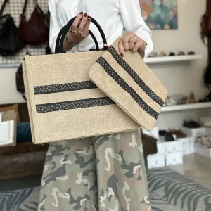 Shopper mare + pochette