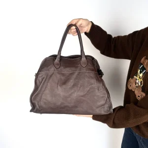 Borsa in pelle lavata modello AGATA