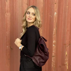 Zaino morbido LOLITA in pelle lavata