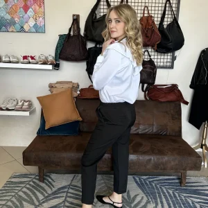 Camicia bianca in misto cotone