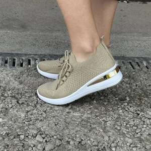 Sneakers in tessuto a maglia