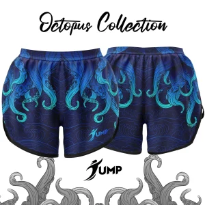 Jump Shorts Blue Octopus