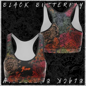 Jump Top Black Butterfly