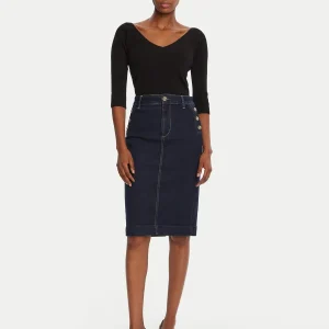 Liujo Gonna in denim ecosostenibile UF5092D026478904