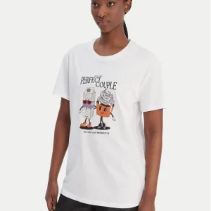 Liujo T-shirt con stampa e applicazioni WA6163JS904P9268