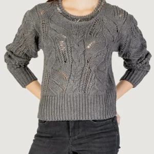 Liujo Maglia traforata con pietre gioiello MF5452MA37R02050