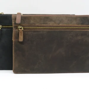Pochette uomo da polso in bufalo Hunter
