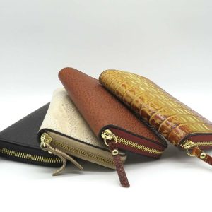 Portafoglio Donna Artigianale in Pelle “Zip Around” piccolo