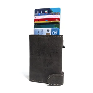 Portacarte di credito automatico in Bufalo Hunter- protezione RFID